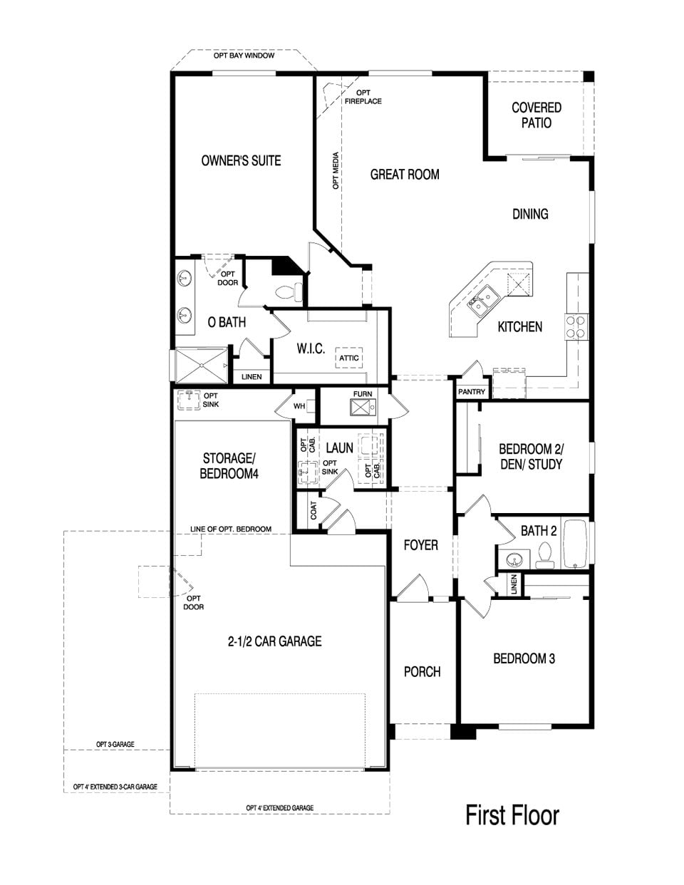 Pulte Homes Floor Plan