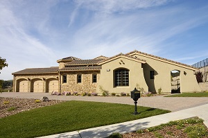 Exterior of Loma Colorado home in Rio Rancho